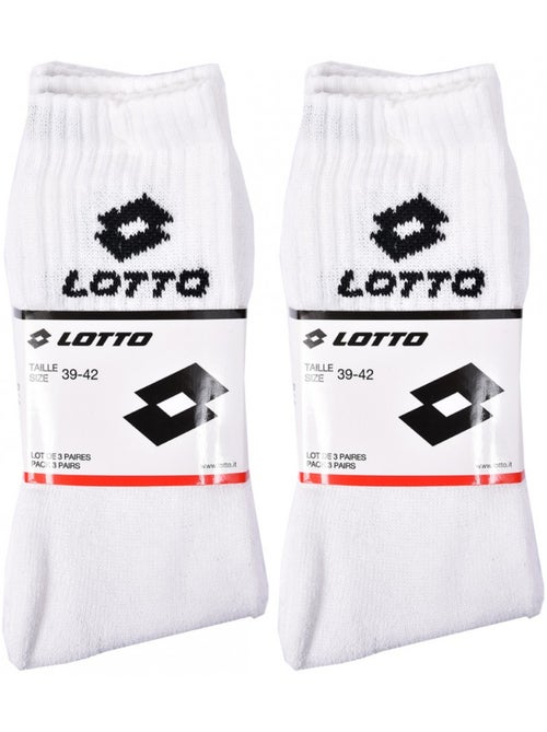 Chaussettes homme LOTTO TENNIS - Pack de 6 - Kiabi