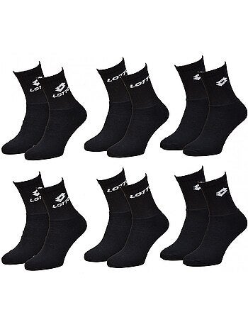 Chaussettes homme LOTTO TENNIS - Pack de 6