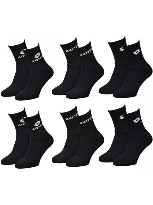 Chaussettes homme LOTTO TENNIS - Pack de 6 - Kiabi