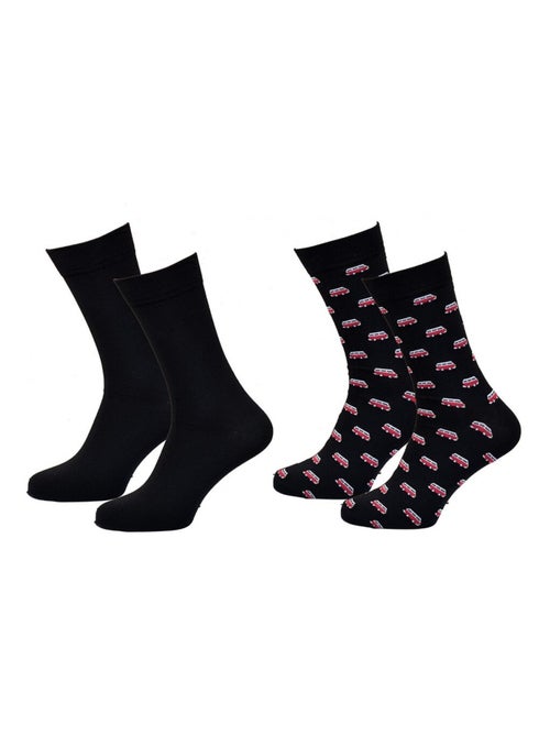 Chaussettes Homme NO PUBLIK - Pack de 2 - Kiabi