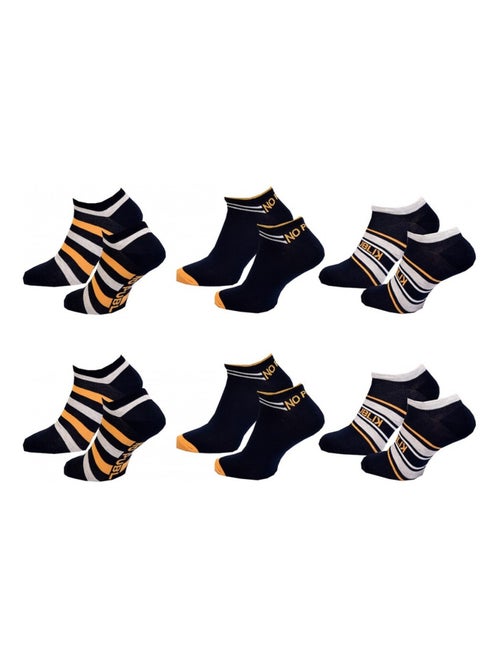 Chaussettes Homme NO PUBLIK - Pack de 6 - Kiabi