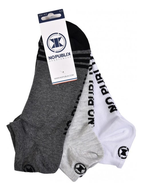 Chaussettes Homme NO PUBLIK - Pack de 6 - Kiabi