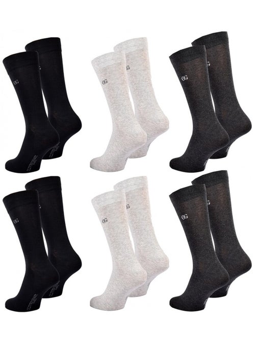 Chaussettes Homme OLIVER GRANT - Pack de 6 - Kiabi