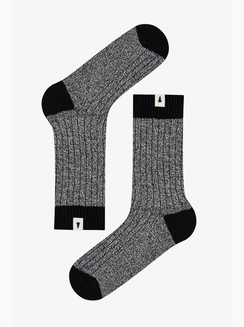 Chaussettes homme pine en maille coton, paire penti - Kiabi Chaussettes homme pine en maille coton, paire penti - Kiabi