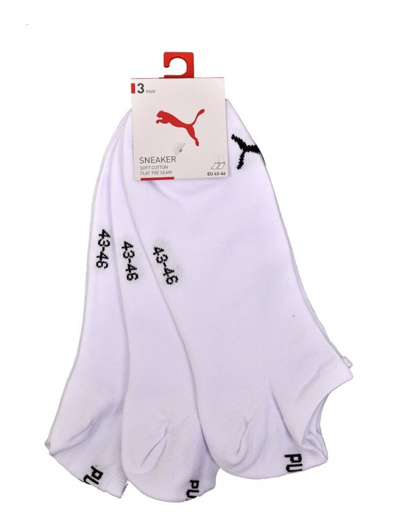 Chaussettes homme PUMA SNEAKER - Pack de 6 Blanc - Kiabi