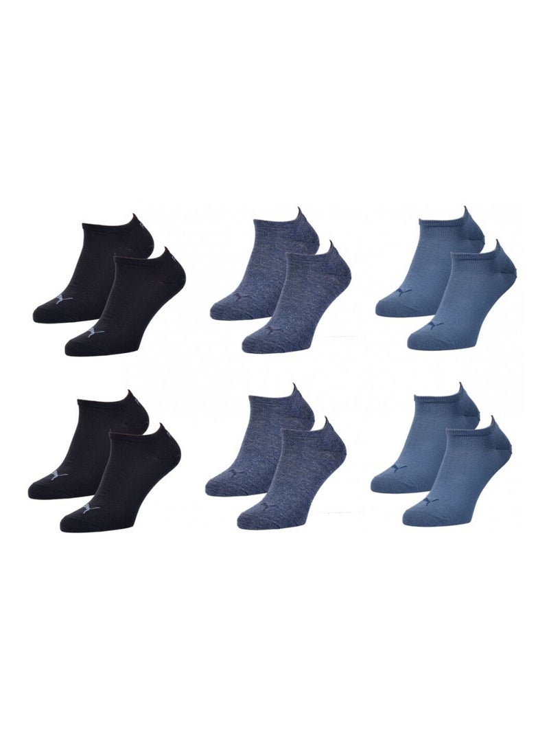 Chaussettes homme PUMA SNEAKER - Pack de 6 Bleu - Kiabi