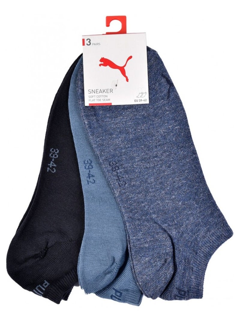 Chaussettes homme PUMA SNEAKER - Pack de 6 Bleu - Kiabi