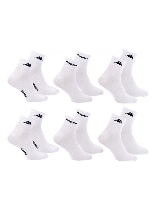 Chaussettes Homme QUARTER KAPPA - Pack de 6 - Kiabi