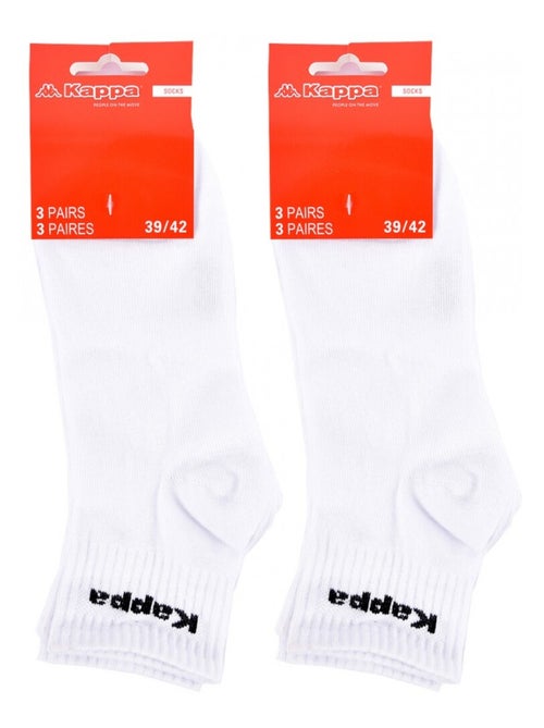 Chaussettes Homme QUARTER KAPPA - Pack de 6 - Kiabi