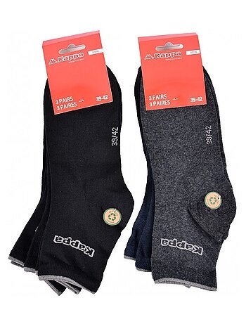 Chaussettes Homme QUARTER KAPPA - Pack de 6