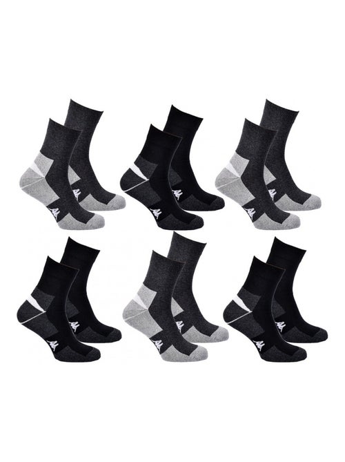 Chaussettes Homme QUARTER KAPPA - Pack de 6 - Kiabi