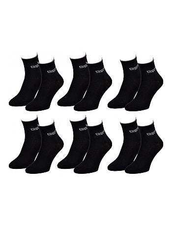 Chaussettes Homme QUARTER KAPPA - Pack de 6