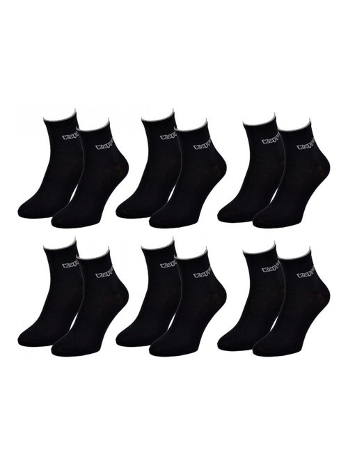 Chaussettes Homme QUARTER KAPPA - Pack de 6 - Kiabi