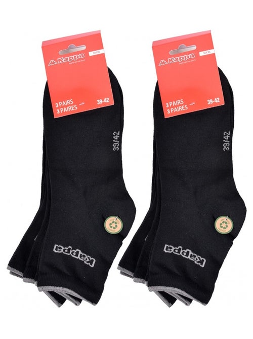 Chaussettes Homme QUARTER KAPPA - Pack de 6 - Kiabi
