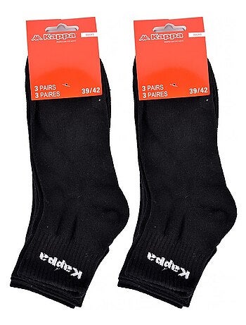 Chaussettes Homme QUARTER KAPPA - Pack de 6