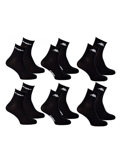 Chaussettes Homme QUARTER KAPPA - Pack de 6 - Kiabi