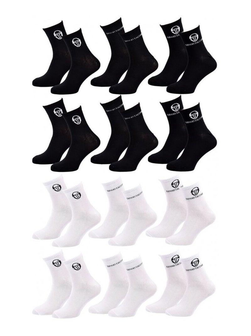 Chaussettes Homme QUARTER SERGIO TACCHINI - Pack de 12 Multicolore - Kiabi