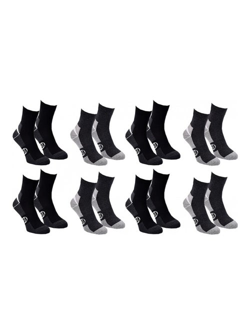 Chaussettes Homme QUARTER SERGIO TACCHINI Lot de 8 - Pack de 8 - Kiabi