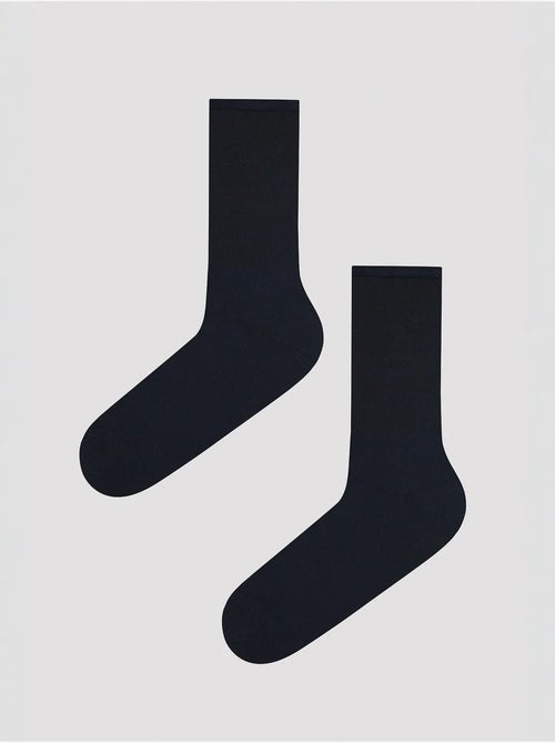 Chaussettes homme relax lot de 2 mi-hautes penti - Kiabi Chaussettes homme relax lot de 2 mi-hautes penti - Kiabi