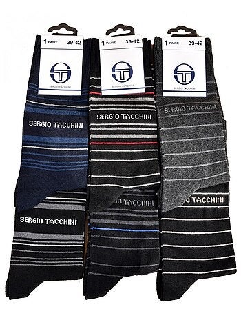 Chaussettes homme Sergio Tacchini - Pack de 6