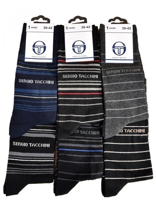 Chaussettes homme Sergio Tacchini  - Pack de 6 - Kiabi