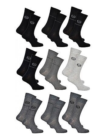Chaussettes homme Sergio Tacchini - Pack de 9
