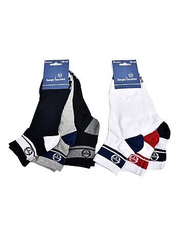 Chaussettes homme Sergio Tacchini Socquettes QUARTER - Pack de 12