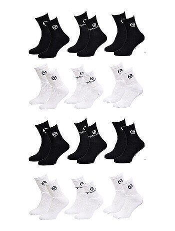 Chaussettes homme Sergio Tacchini Tennis - Pack de 12