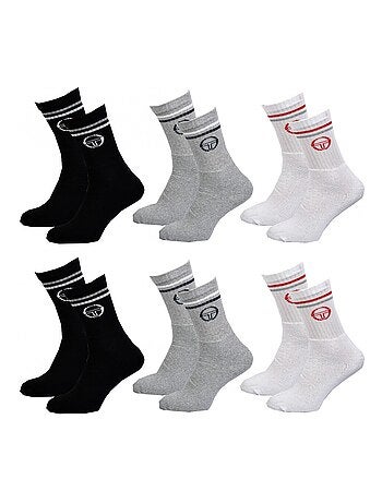 Chaussettes homme Sergio Tacchini Tennis - Pack de 6