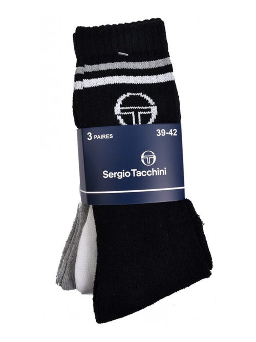 Chaussettes homme Sergio Tacchini Tennis - Pack de 6 - Kiabi