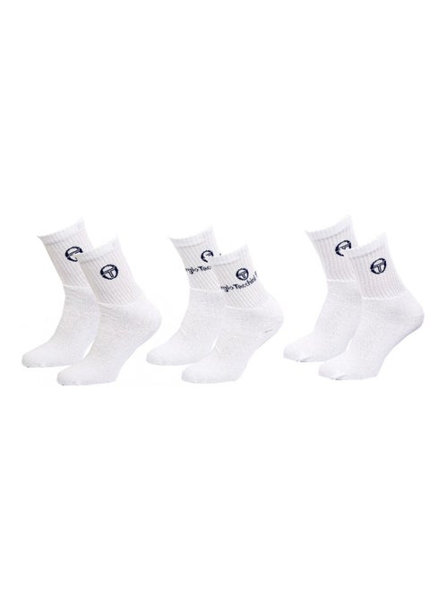 Chaussettes homme Sergio Tacchini Tennis - Pack de 6 - Kiabi