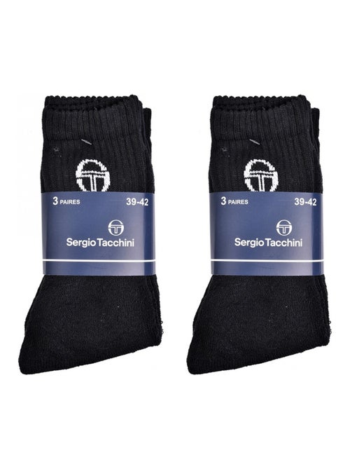Chaussettes homme Sergio Tacchini Tennis - Pack de 6 - Kiabi