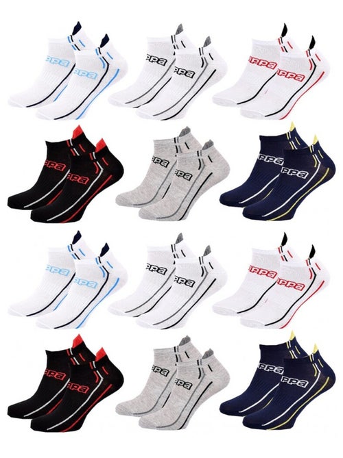 Chaussettes Homme SNEAKER KAPPA - Pack de 12 - Kiabi