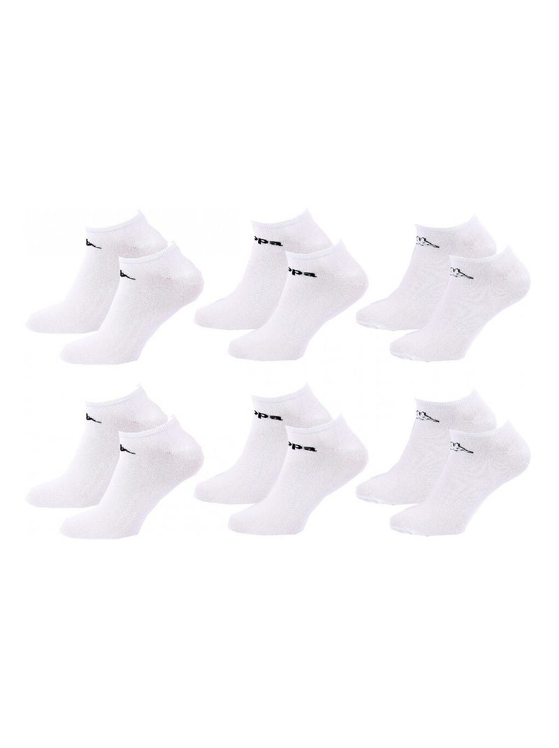 Chaussettes Homme SNEAKER KAPPA - Pack de 6 Blanc - Kiabi