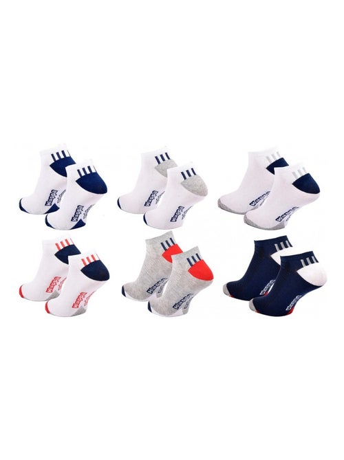 Chaussettes Homme SNEAKER KAPPA - Pack de 6 - Kiabi