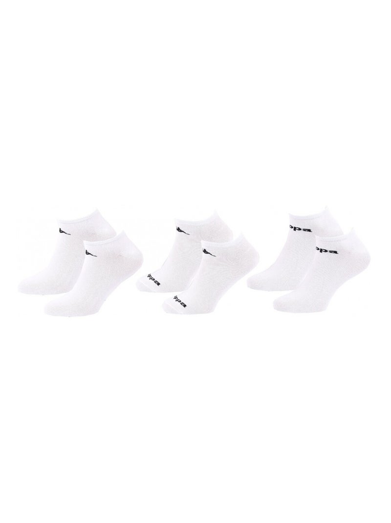Chaussettes Homme SNEAKER KAPPA - Pack de 9 Blanc - Kiabi