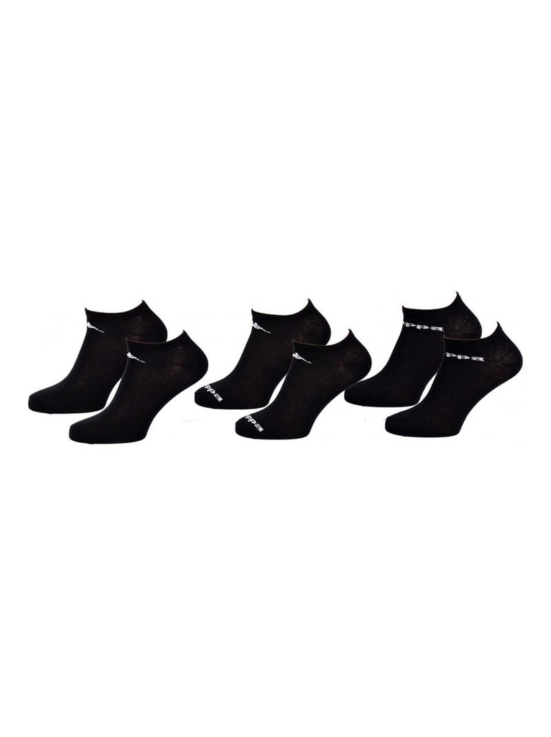 Chaussettes Homme SNEAKER KAPPA - Pack de 9 Noir - Kiabi