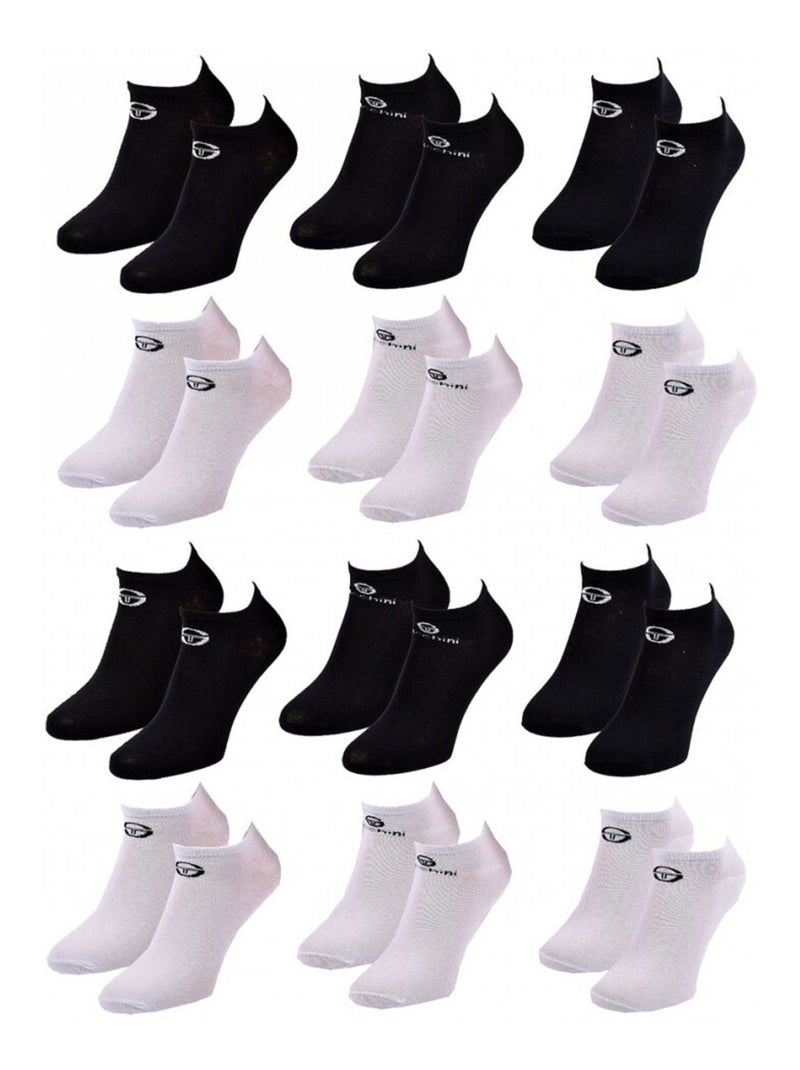 Chaussettes Homme SNEAKER SERGIO TACCHINI - Pack de 12 Multicolore - Kiabi