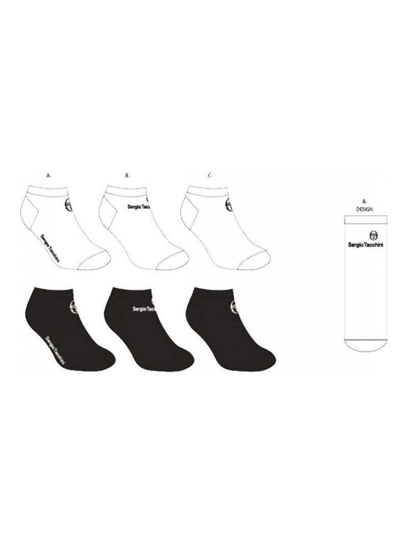 Chaussettes Homme SNEAKER SERGIO TACCHINI - Pack de 12 Multicolore - Kiabi