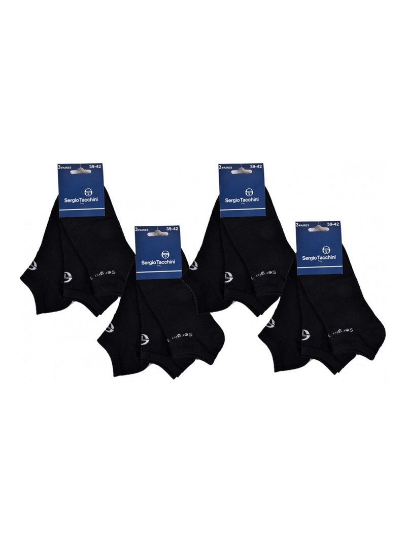 Chaussettes Homme SNEAKER SERGIO TACCHINI - Pack de 12 Multicolore - Kiabi