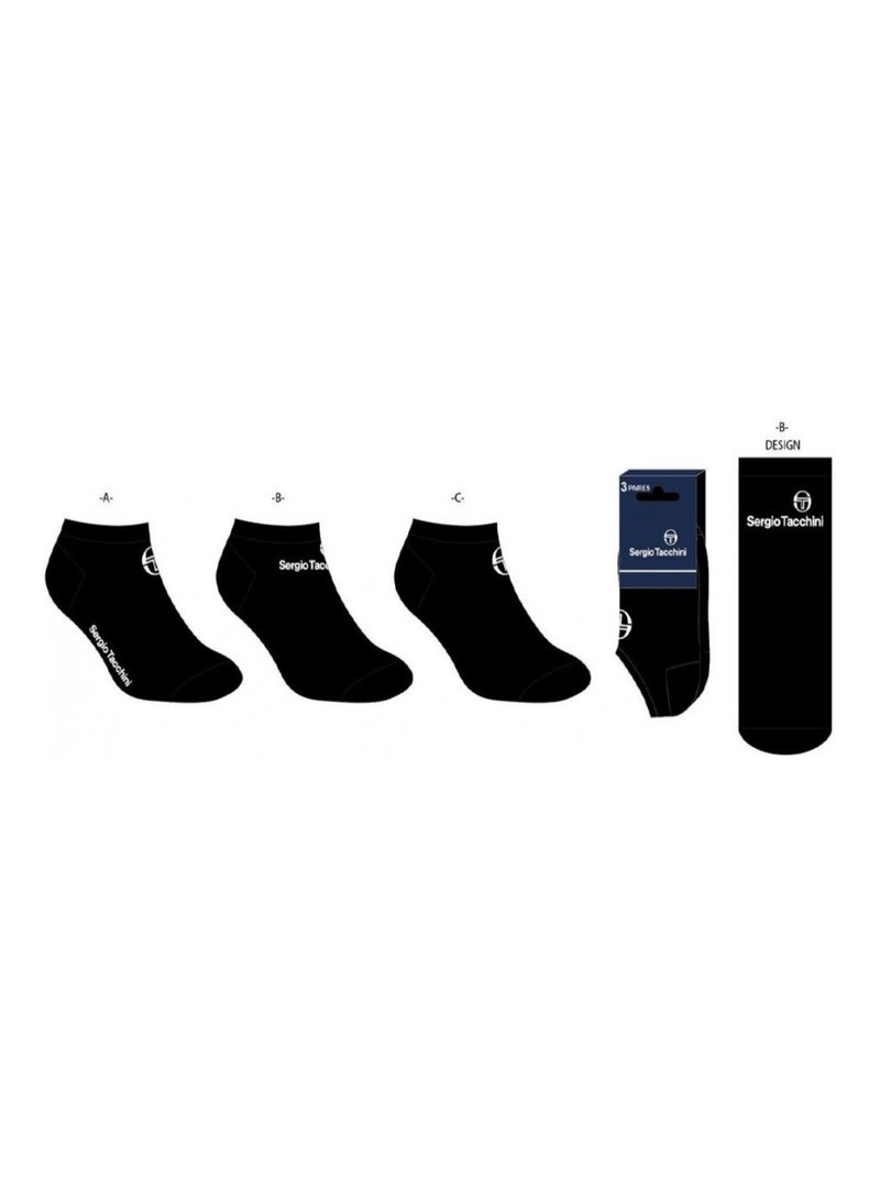 Chaussettes Homme SNEAKER SERGIO TACCHINI - Pack de 12 Multicolore - Kiabi