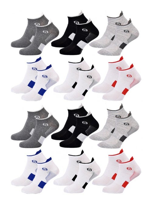 Chaussettes Homme SNEAKER SERGIO TACCHINI - Pack de 12 - Kiabi