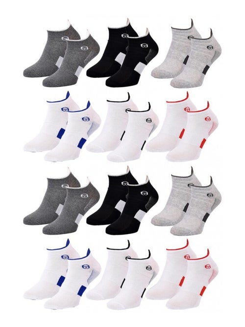Chaussettes Homme SNEAKER SERGIO TACCHINI - Pack de 12 - Kiabi