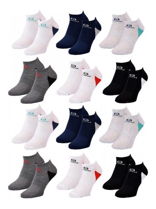 Chaussettes Homme SNEAKER SERGIO TACCHINI - Pack de 12 - Kiabi