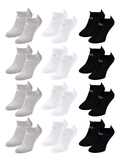 Chaussettes Homme SNEAKER SERGIO TACCHINI - Pack de 12 - Kiabi