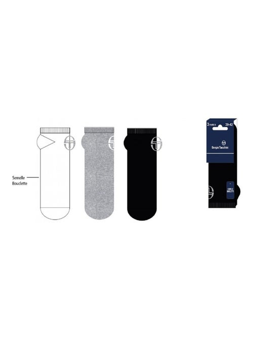 Chaussettes Homme SNEAKER SERGIO TACCHINI - Pack de 12 - Kiabi