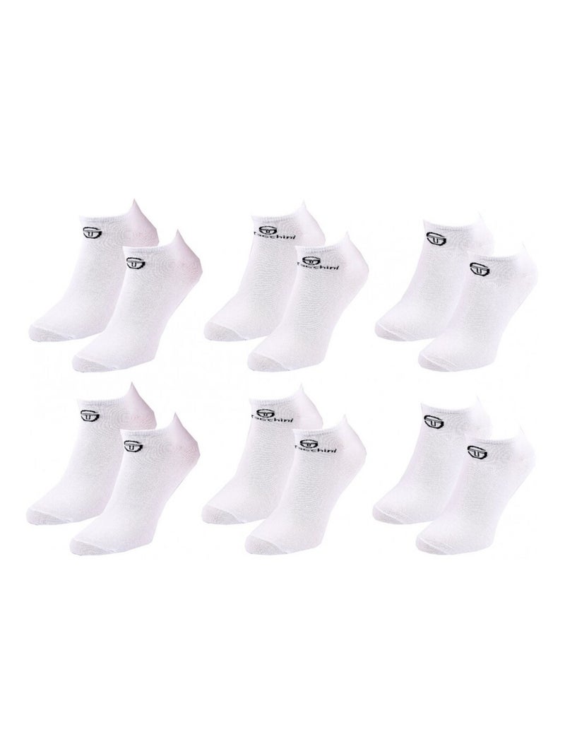 Chaussettes Homme SNEAKER SERGIO TACCHINI - Pack de 6 Multicolore - Kiabi