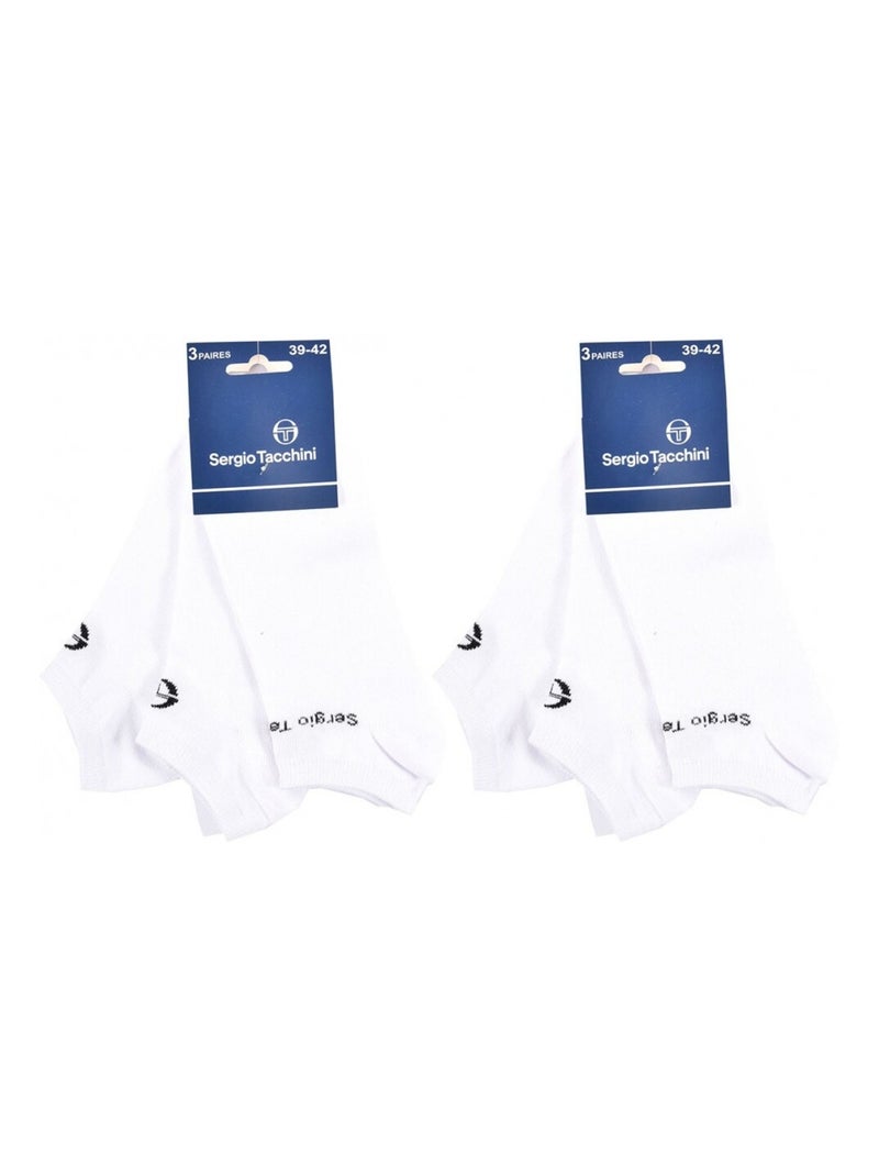 Chaussettes Homme SNEAKER SERGIO TACCHINI - Pack de 6 Multicolore - Kiabi