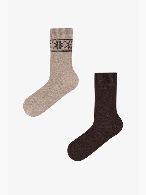 Chaussettes homme terra classic à motif losange, paire penti - Kiabi Chaussettes homme terra classic à motif losange, paire penti - Kiabi