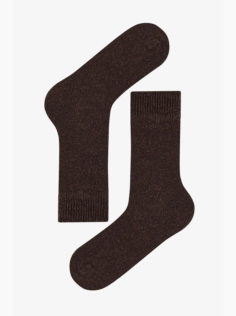 Chaussettes homme terra classic à motif losange, paire penti Beige naturel - Kiabi
